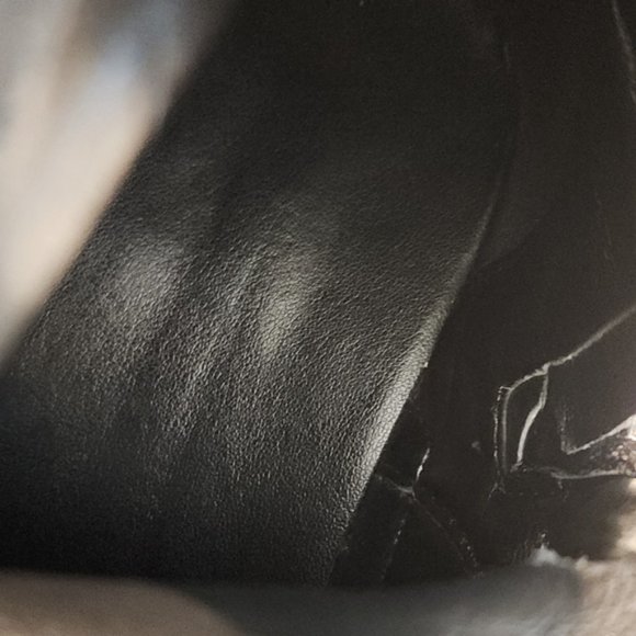 Black soft calfskin leather combat motorcycle Chelsea boots made in Italy - Picture 9 of 11